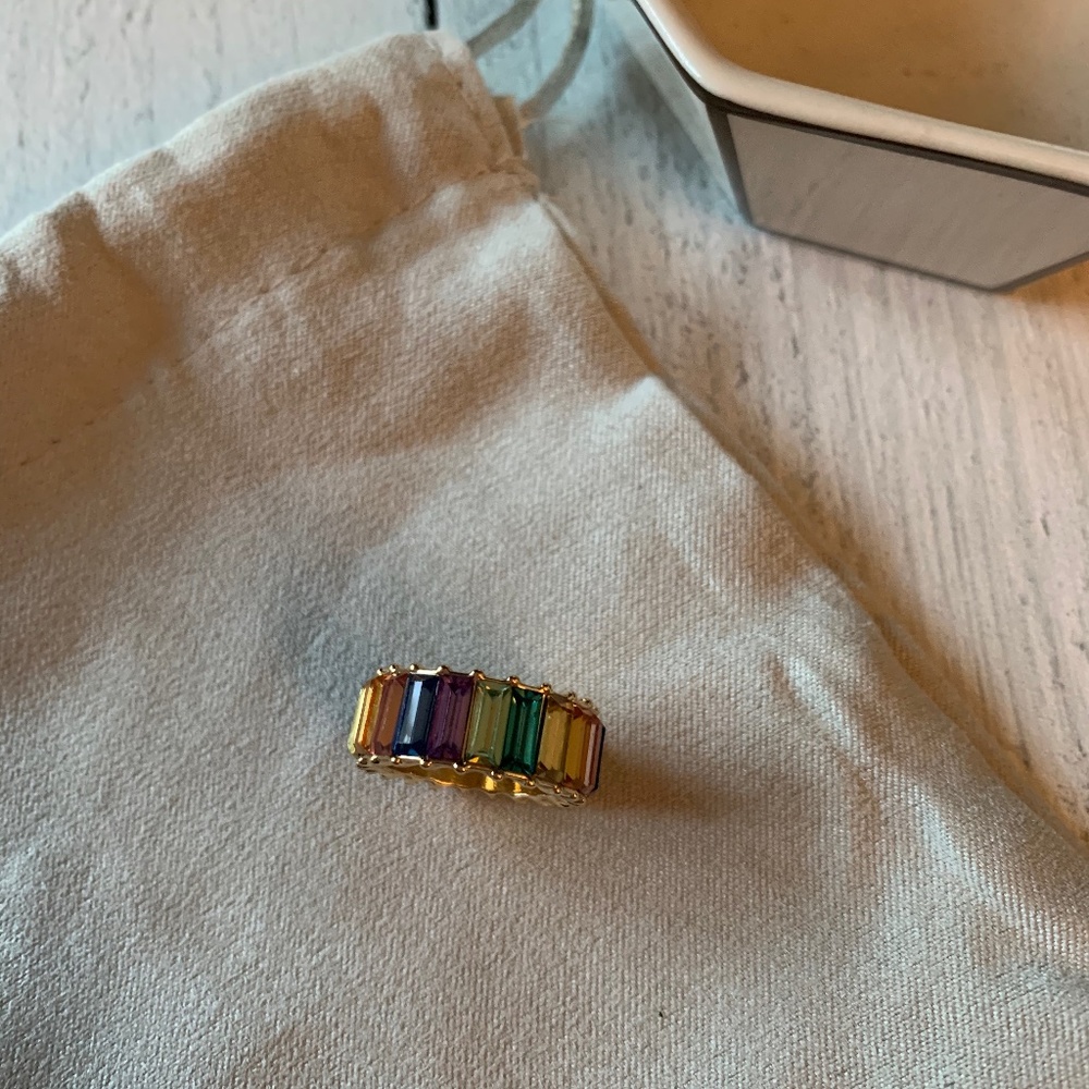 BaubleBar Rainbow Alidia Ring